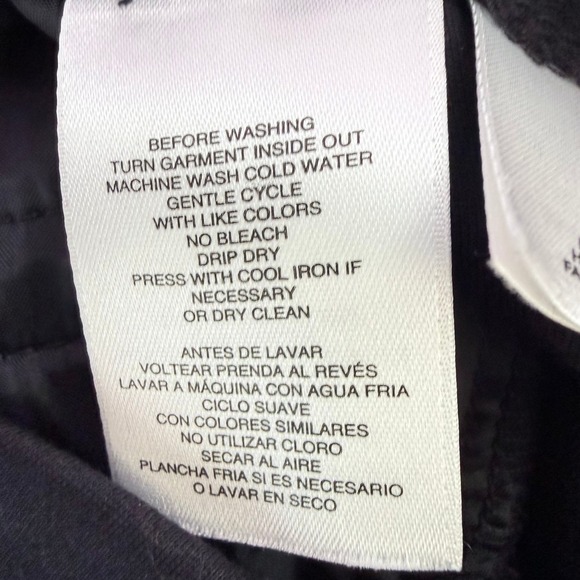 Anne Klein Womens Black Bootcut Pants Size 10 Leather Trim Office Career - Picture 5 of 12